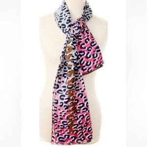 Louis Vuitton Giant Leopard Print Silk Shawl